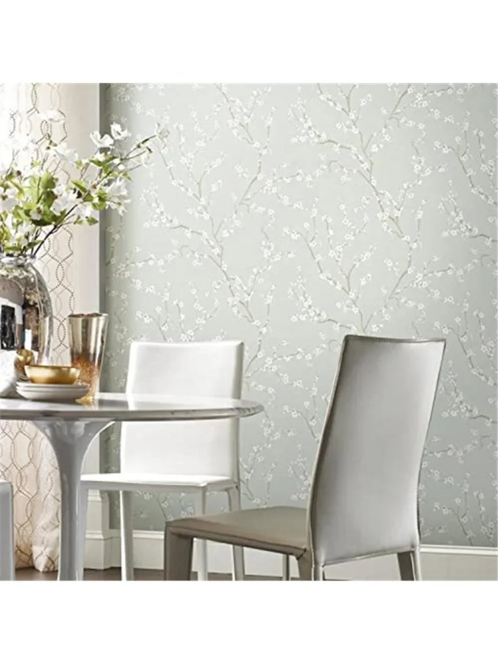 Tropical Peel Stick Wallpaper Green Blue Removable Vinyl Wall Decor Paper